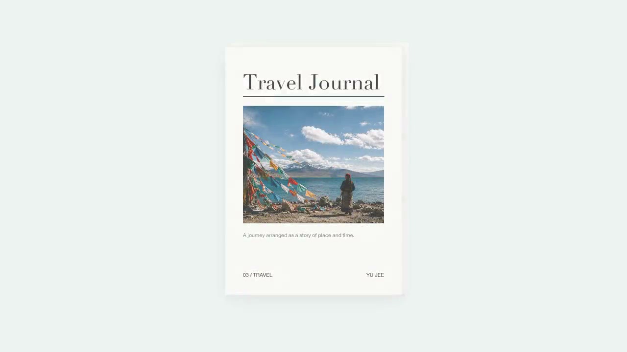 Travel Journal